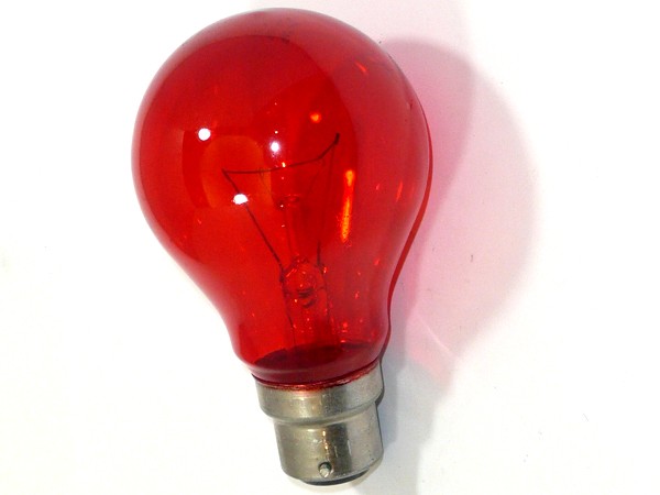 60w Red Bulb