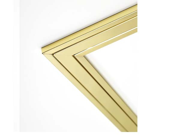 Brass/Brass One-piece Two-tone Frame