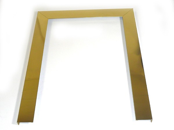 Decorative Brass Flueless Inset Frame