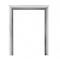 One piece Chamfered Chrome Frame FOR ELECTRIC FIRES