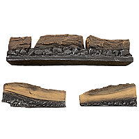 Ceramic Log Assembly - Flueless Stove