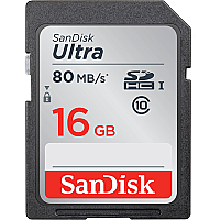 Evoke memory card with 9 scenes -SanDisk 16GB Ultra Class 10 SD Card